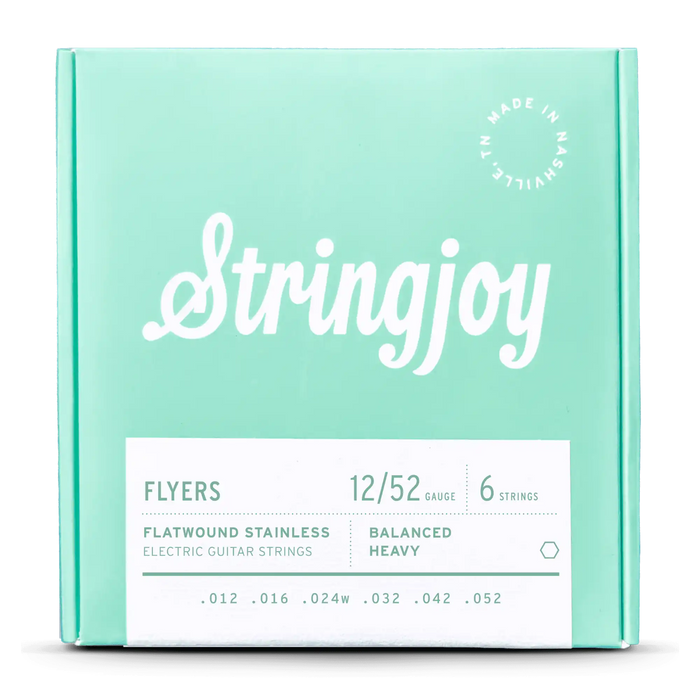 Stringjoy Flyers - 12-52 BALANCED HEAVY Gauge Flyers (Flatwound)