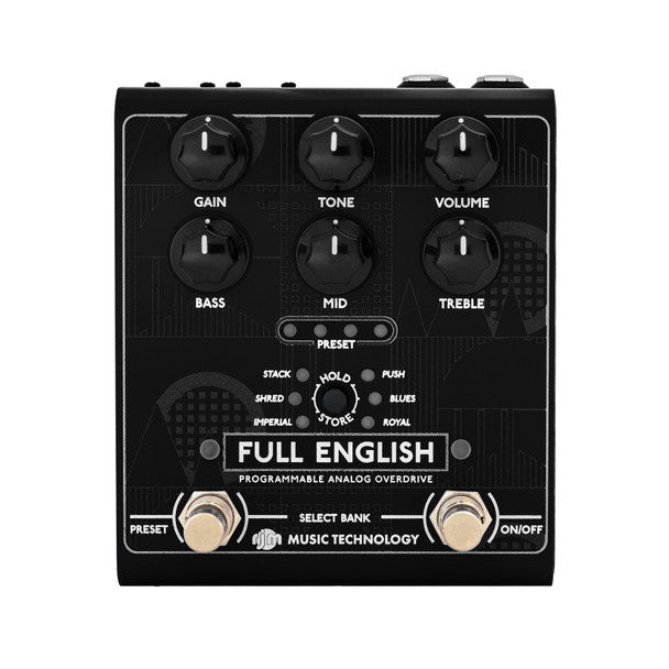 RJM Music Technology Full English Programable Analog Overdrive