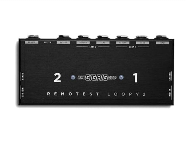 【2/23まで値引】gigrig Remote Loopy-2 Remote Loopy 2: The GigRig's Pedalboard Solution