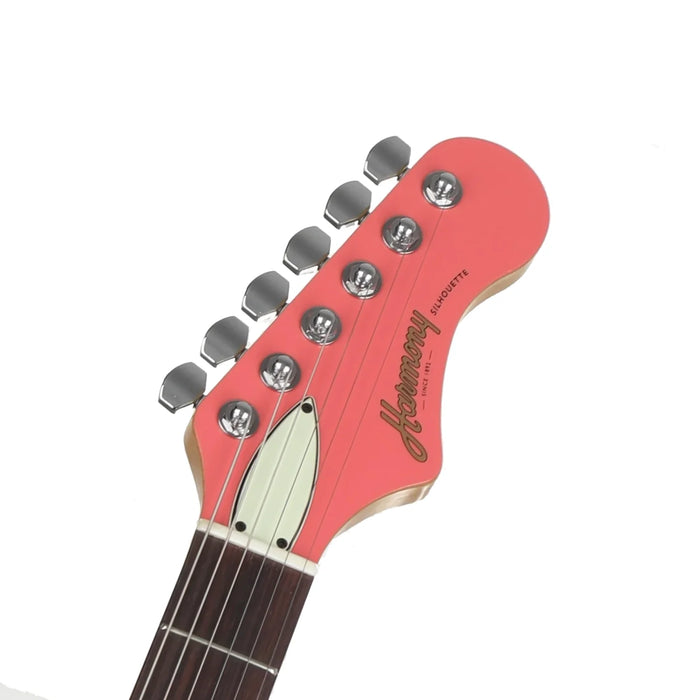 Harmony Guitars Silhouette w/ Bigsby Fiesta Red (Inc MONO Vertigo Case)