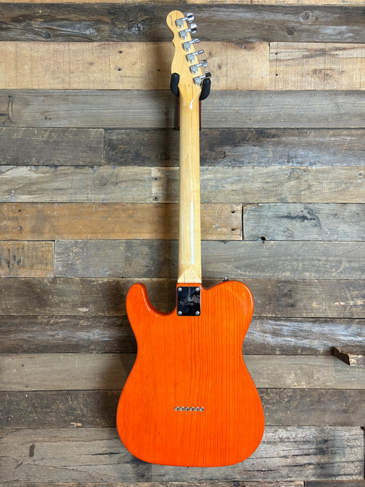 Second Hand G&L ASAT Classic S Clear Orange with MFD pickups USA and Nitro upgrade!