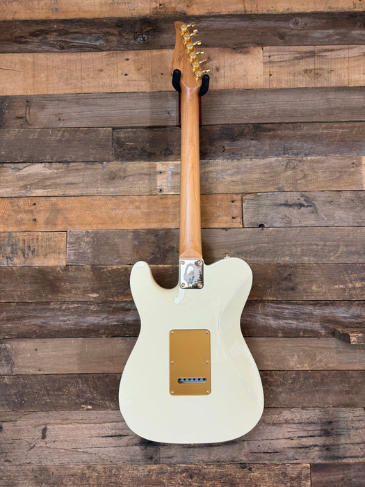 Second Hand Suhr Mateus Asato Classic T Signature -  White - Gold Hardware