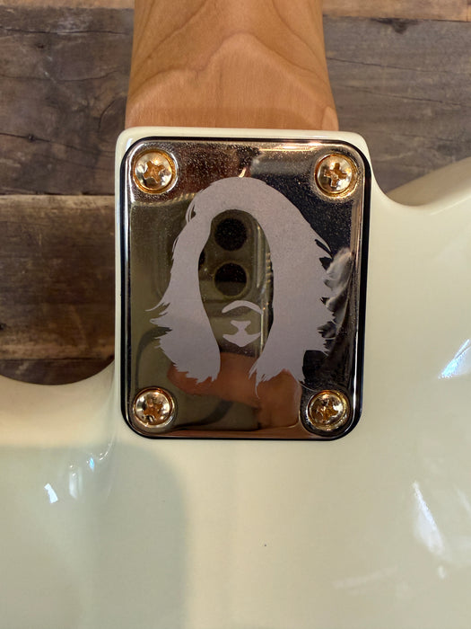 Second Hand Suhr Mateus Asato Classic T Signature -  White - Gold Hardware