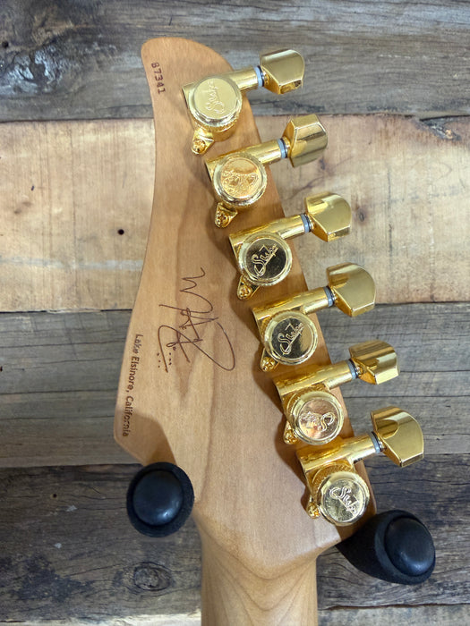 Second Hand Suhr Mateus Asato Classic T Signature -  White - Gold Hardware