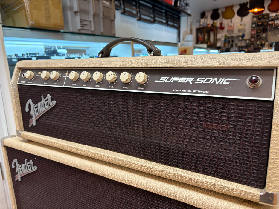 Second Hand Fender Super Sonic Head and cab