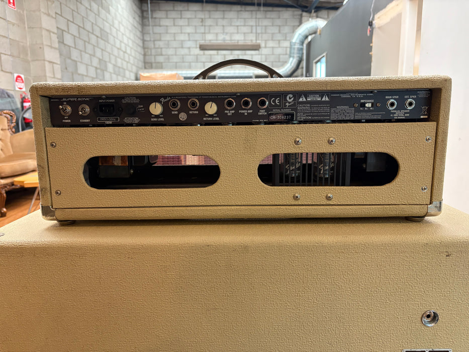 Second Hand Fender Super Sonic Head and cab