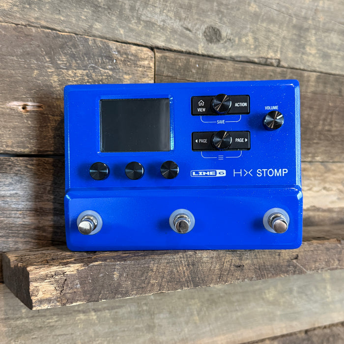 Second Hand Line 6 Hx Stomp in Limited Edition Lightning Blue