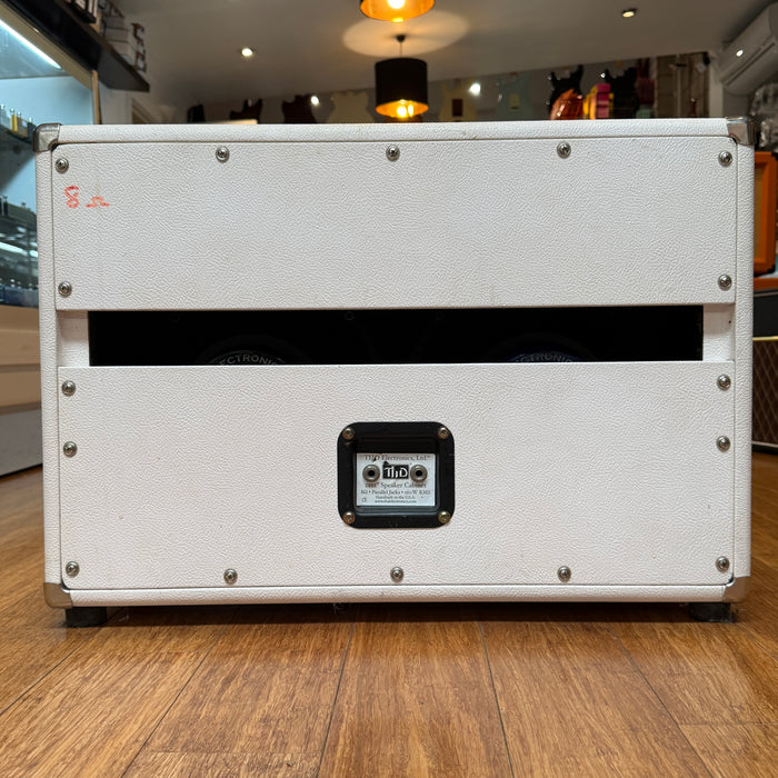 Second Hand THD Electronics 2x12" 160W 8 Ohm Speaker Cabinet (White Tolex)