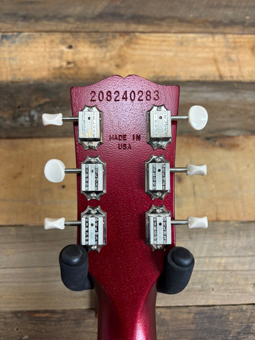 Second Hand Gibson Rick Beato Les Paul Special Double Cut in Sparkling Burgundy Satin
