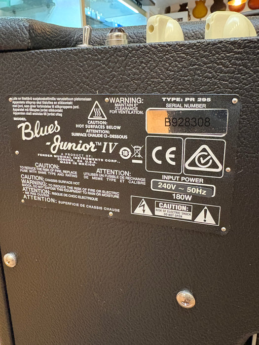 Second Hand Fender Blues Junior IV Guitar Amp