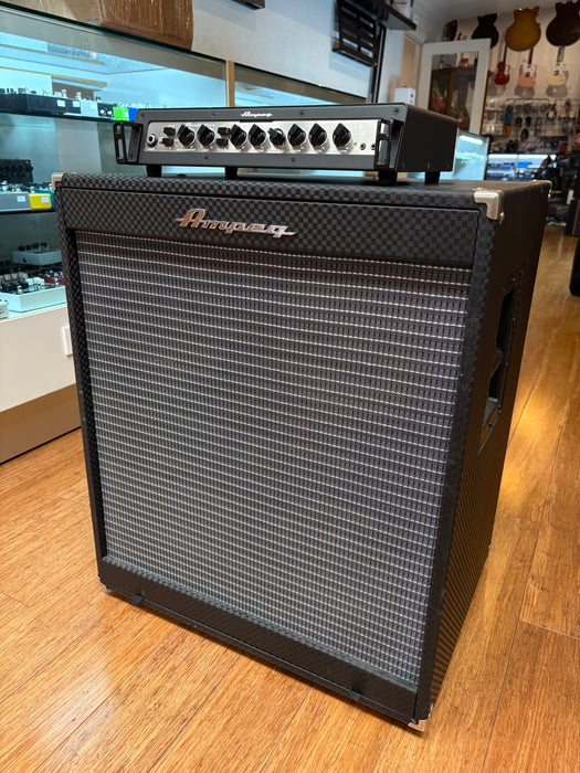 Second Hand Ampeg Pf-500 Head & PF-410HLF