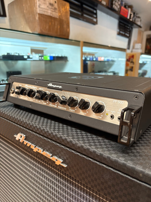 Second Hand Ampeg Pf-500 Head & PF-410HLF
