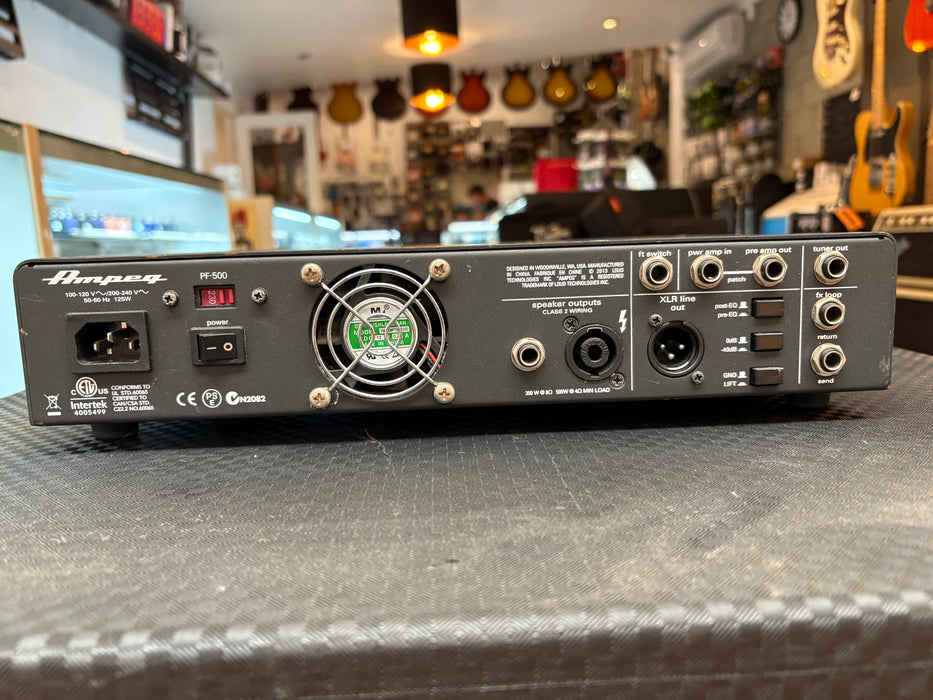 Second Hand Ampeg Pf-500 Head & PF-410HLF