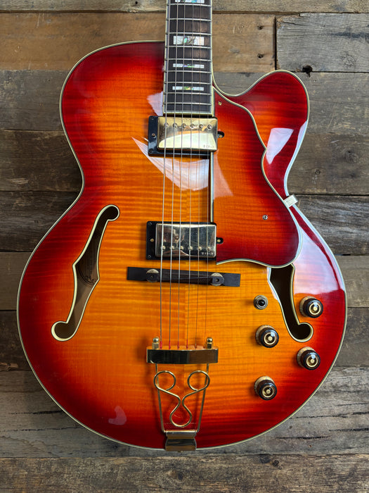 Second Hand Ibanez AF155-AWB-12-01 Aged Whiskey Burst