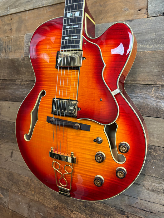 Second Hand Ibanez AF155-AWB-12-01 Aged Whiskey Burst