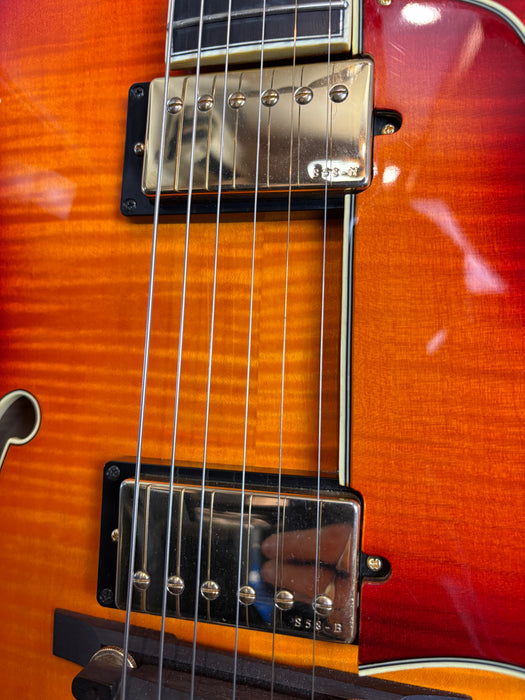 Second Hand Ibanez AF155-AWB-12-01 Aged Whiskey Burst