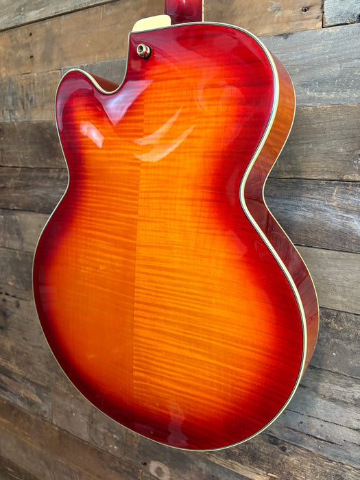 Second Hand Ibanez AF155-AWB-12-01 Aged Whiskey Burst