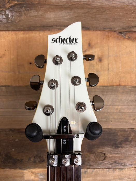 Second Hand Schecter Demon 6 FR Vintage White