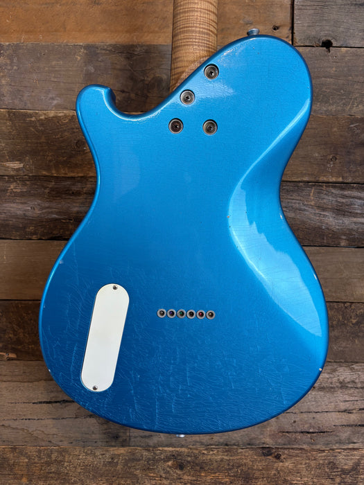 Second Hand Seth Baccus Shoreline JM-H90 Aged Lake Placid Blue w Hiscox case