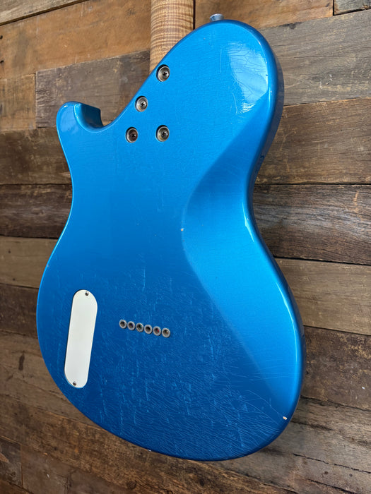 Second Hand Seth Baccus Shoreline JM-H90 Aged Lake Placid Blue w Hiscox case