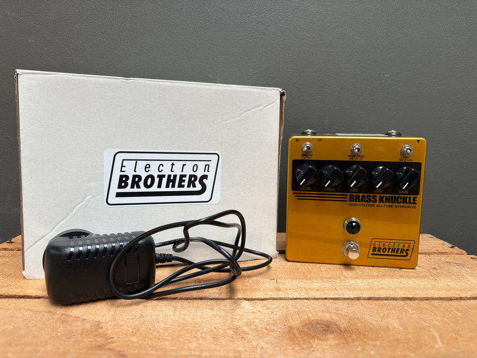 Second Hand Electron Brothers Brass Knuckle - High-Voltage All-Tube Overdrive
