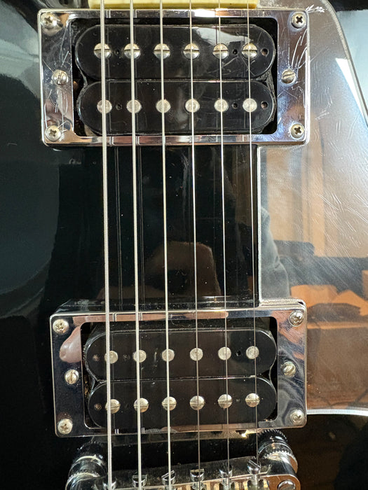 Second Hand Epiphone Les Paul Custom Chrome Limited Edition w/Gibson 57 Classic and Classic plus, and 50's Wiring Harness