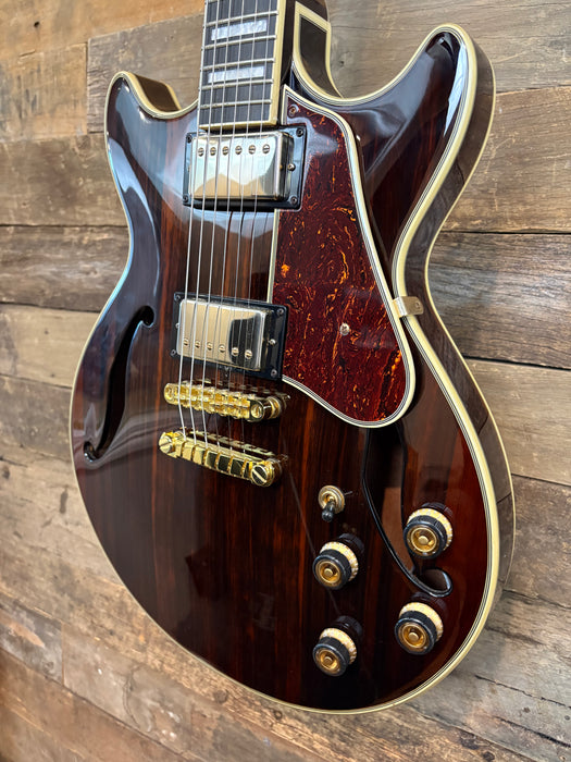 Second Hand Ibanez AM93ME Artcore Semi-Hollow Electric Guitar (Natural)