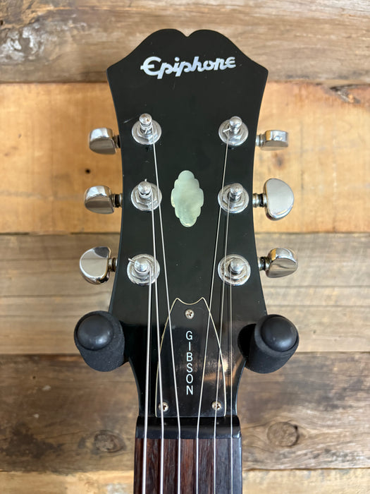 Second Hand 2000 Epiphone Dot Natural w/Mr Glyns Low Wind PAF Pickups & Looms