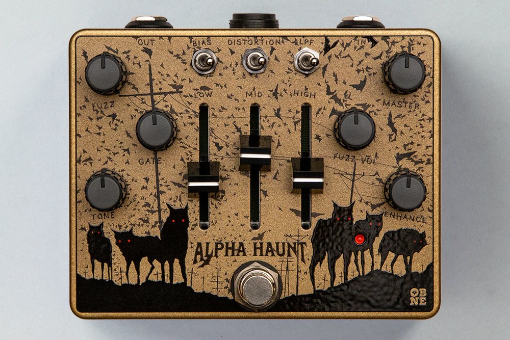 Old Blood Noise Endeavors Alpha Haunt Fuzz V2 GOLD Pedal Empire