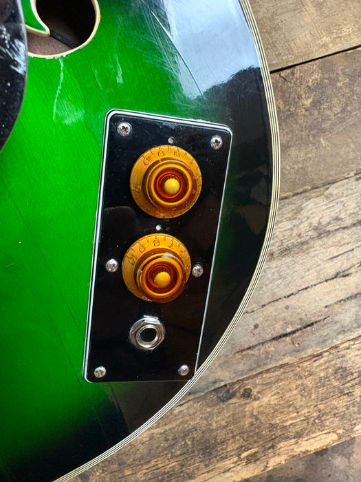 Second Hand 1970's Greco Model 974 Violin Hollow Body Greenburst