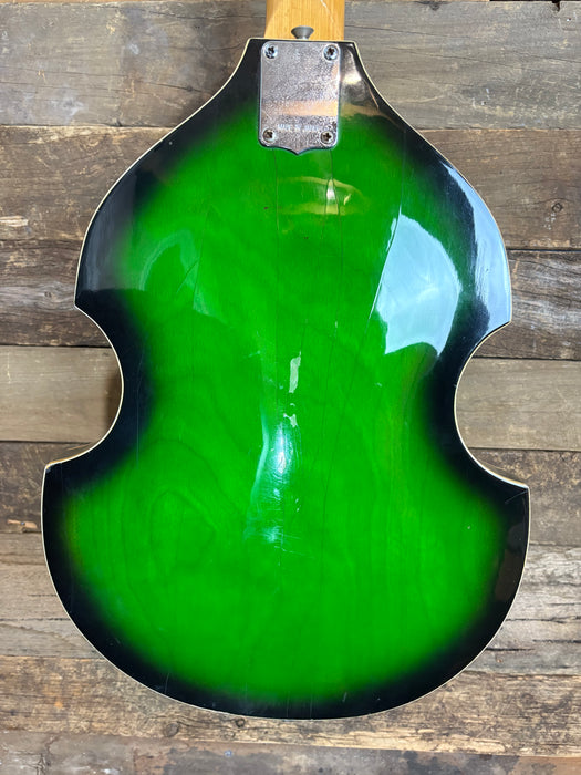 Second Hand 1970's Greco Model 974 Violin Hollow Body Greenburst