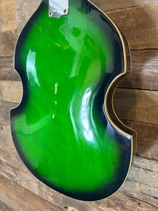 Second Hand 1970's Greco Model 974 Violin Hollow Body Greenburst