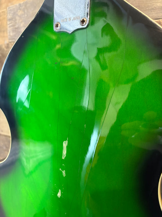 Second Hand 1970's Greco Model 974 Violin Hollow Body Greenburst