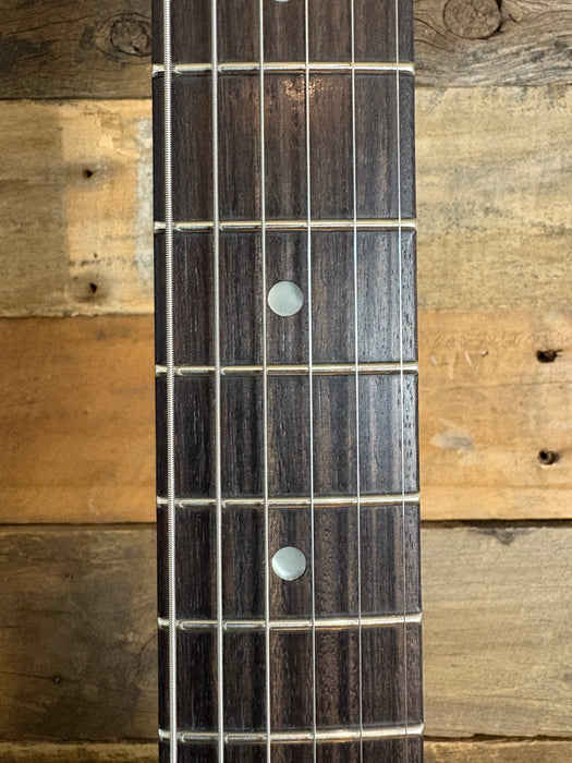 Novo Guitars Serus J Electric Guitar - Lake Sonic Burst Light Distress - Tortoise Guard