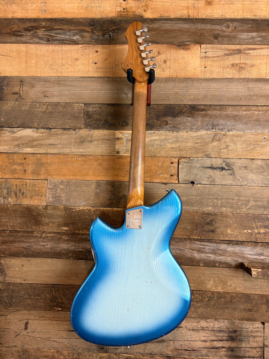 Novo Guitars Serus J Electric Guitar - Lake Sonic Burst Light Distress - Tortoise Guard