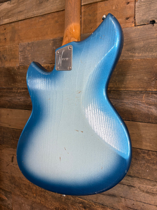 Novo Guitars Serus J Electric Guitar - Lake Sonic Burst Light Distress - Tortoise Guard
