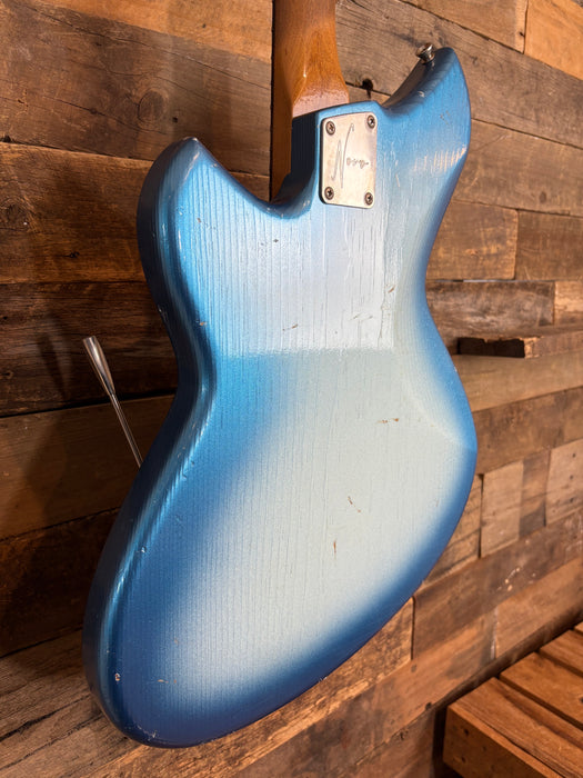 Novo Guitars Serus J Electric Guitar - Lake Sonic Burst Light Distress - Tortoise Guard