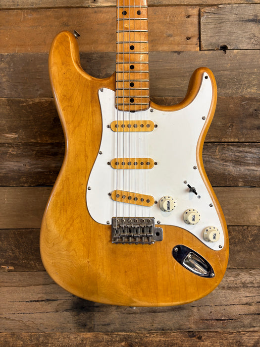 Second Hand 1974 Fernandes Burny Strat Natural original vintage MIJ Japan