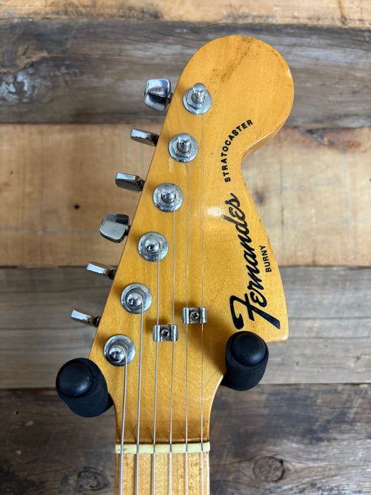 Second Hand 1974 Fernandes Burny Strat Natural original vintage MIJ Japan
