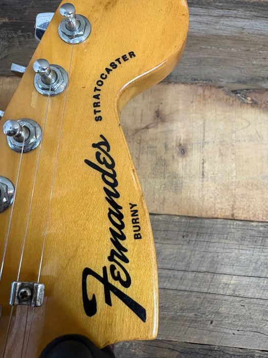 Second Hand 1974 Fernandes Burny Strat Natural original vintage MIJ Japan