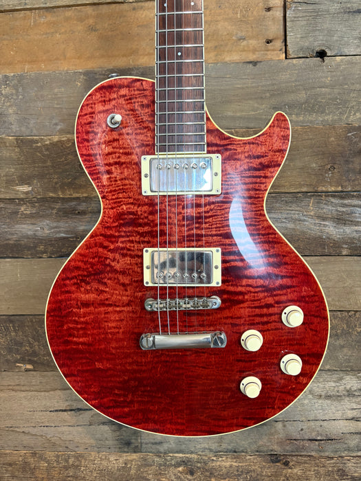 Second Hand- COLLINGS CL City Limits Deluxe, Dark Faded Cherry W/ThroBak ER-Custom P.A.F. Humbuckers