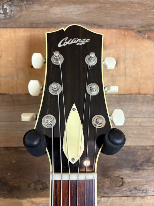 Second Hand- COLLINGS CL City Limits Deluxe, Dark Faded Cherry W/ThroBak ER-Custom P.A.F. Humbuckers
