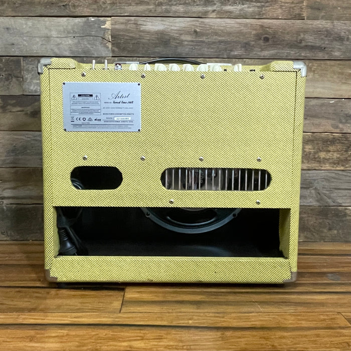 Second Hand Artist Tweed Tone 20R Amplifier with Dust Cover