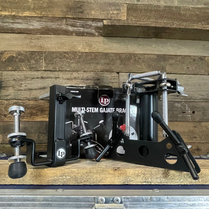 Second Hand LP Music Drum Gajate Bracket Combo Pack (Includes 1x LP Multi-Stem Gajate Bracket and 1x LP Pro Gajate Bracket)