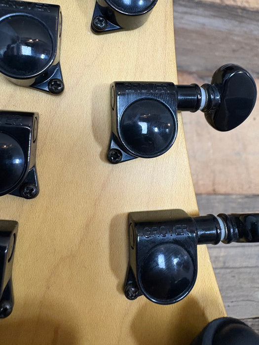 Second Hand Schecter 2007 Damien-7 Diamond Series Matte Black