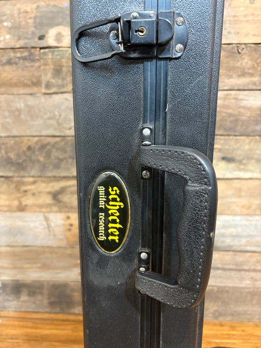 Second Hand Schecter 2007 Damien-7 Diamond Series Matte Black