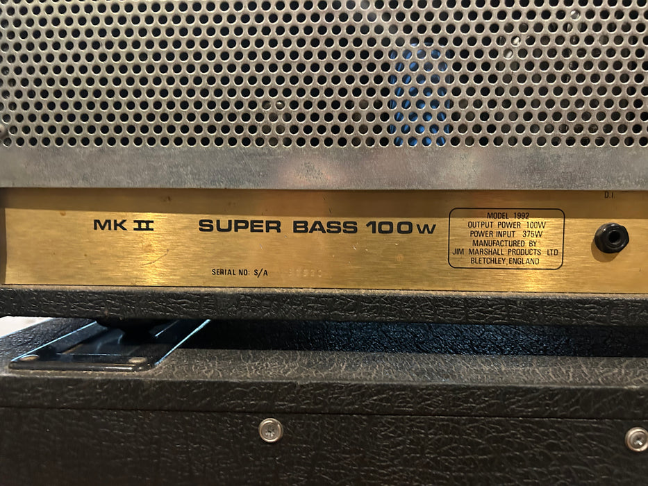 Second Hand Marshall JCM 800 Bass Series MKII 100w Super Bass