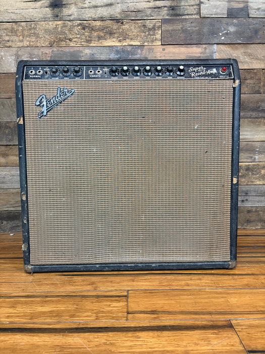 Second Hand Vintage 1963 Fender Super Reverb Black Panel - w/Morden Mods