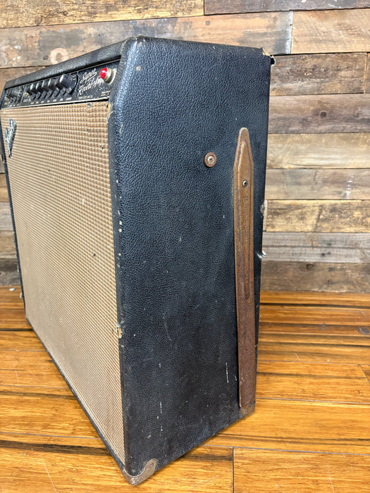 Second Hand Vintage 1963 Fender Super Reverb Black Panel - w/Morden Mods