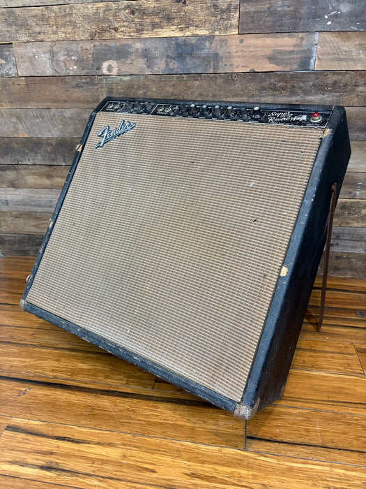 Second Hand Vintage 1963 Fender Super Reverb Black Panel - w/Morden Mods